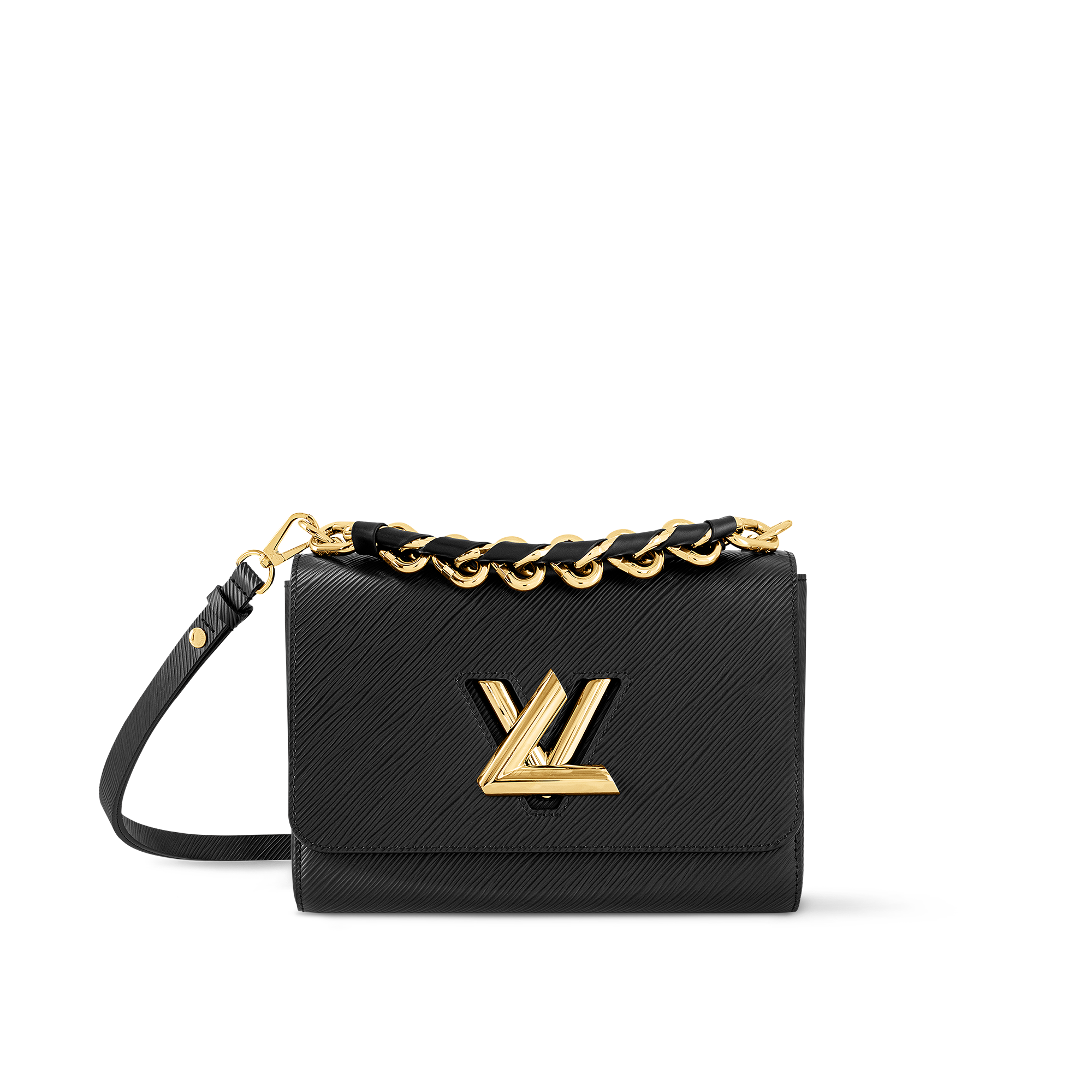 Louis vuitton black deals leather handbag